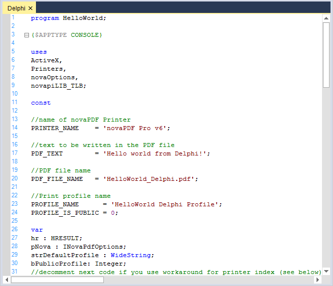 Built-in delphi syntax highlighting in syntax editor