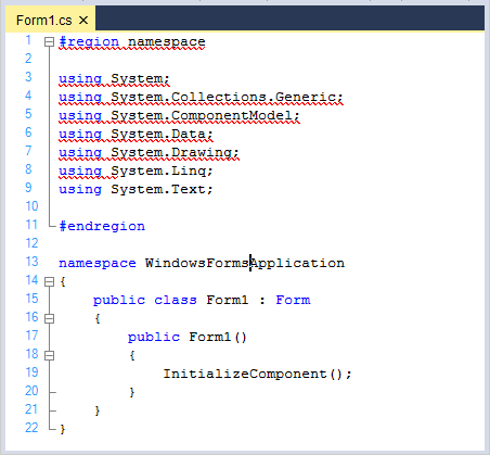 Underline text in syntax editor