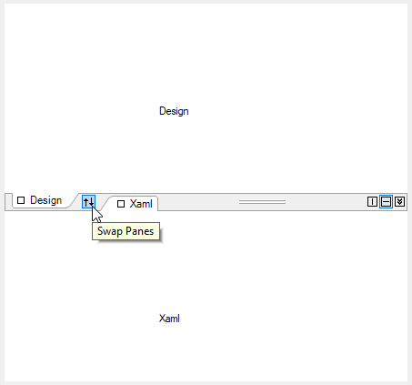 TabSplitterContainer supports swapping the tab groups