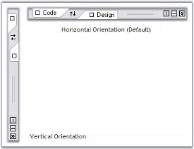 Tab splitter Orientation