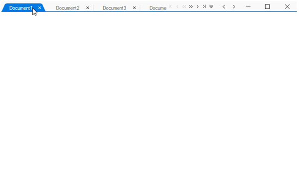 Winforms showing the drag and drop in tabbed form
