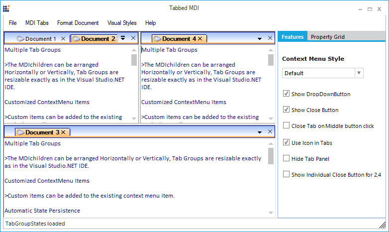 Office2003 tab style