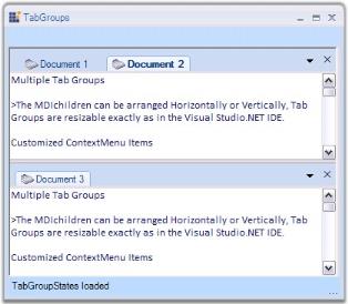 Tab groups