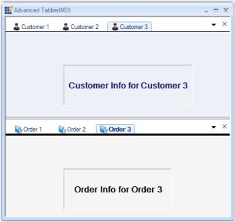 Tab groups border height