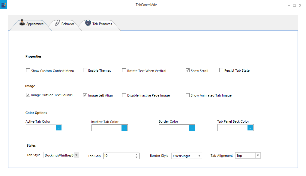 VS2005 docking beta tab style