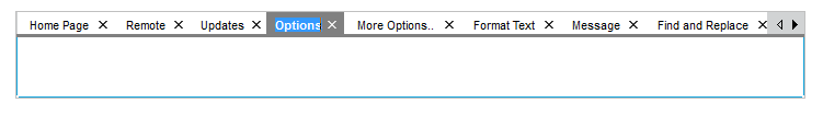 Renaming tab item