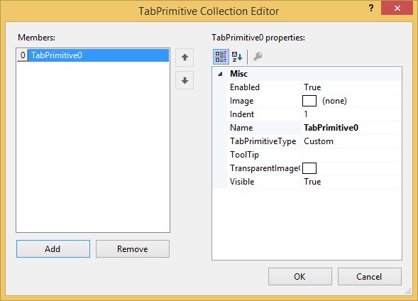 Need to set tab primitive