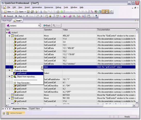 List items are represented as a drop-down list