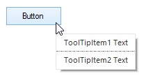 Shown the separator of the tooltipitems can be customized in winforms tooltip