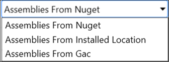 Assembly location option in Syncfusion Reference Manager