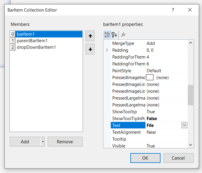 Designing the Toolbar