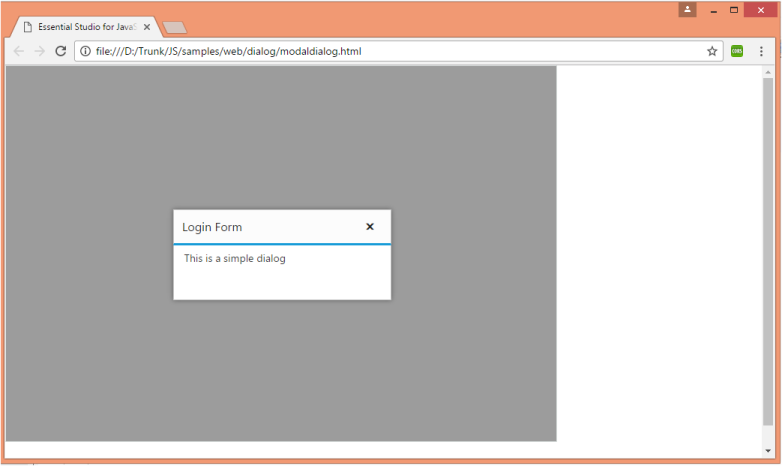 Action buttons in AngularJS Dialog Control | Syncfusion