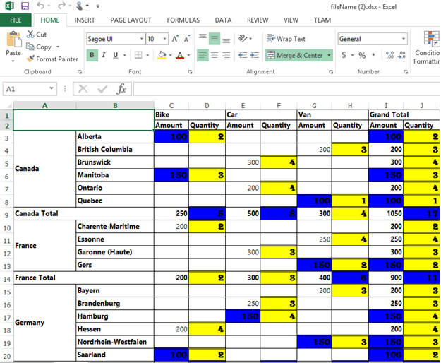 Excel exporting with conditional formatting in ASP NET Core pivot grid control