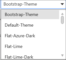 Choose the required theme for ASP.NET Core Project