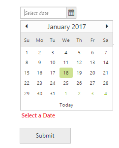 DatePicker control validation in asp.net web forms
