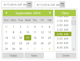 Integration | DateTimePicker | ASP.NET Webforms | Syncfusion