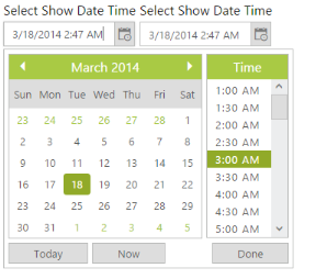 Integration | DateTimePicker | ASP.NET Webforms | Syncfusion