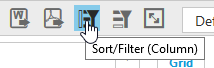Column sort icon in ASP NET pivot client control