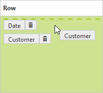 Rearranging elements in an axis of ASP NET pivot client control