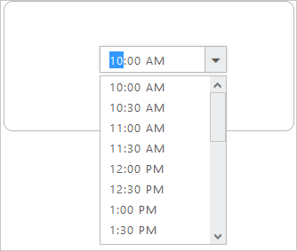 MinTime & MaxTime of the TimePicker