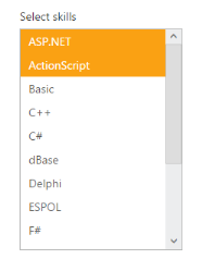 ASPNETMVC ListBox Multiple Selection
