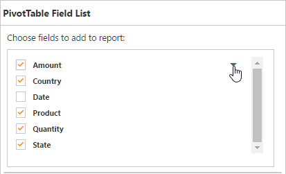 Tree drop icon in field list of ASP NET MVC pivot grid control
