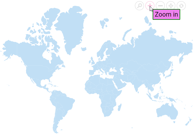 Zoom toolbar tooltip customization