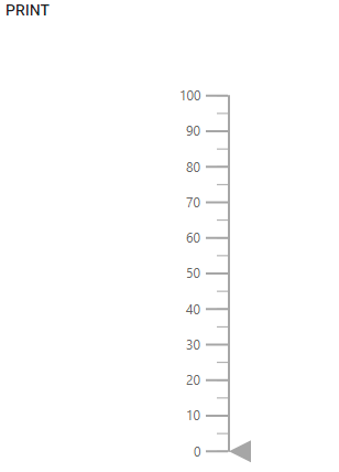 Linear Gauge with print functionality