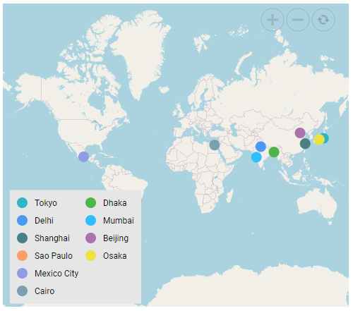 OpenStreetMap with Legend