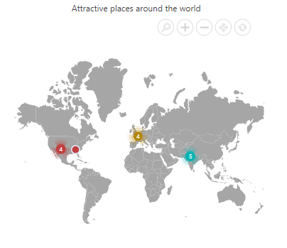 Maps with Marker Clustering for Specific Marker Group
