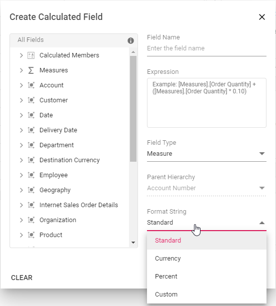 Format string in calculated field