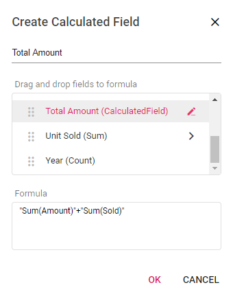 Creating new calculated field