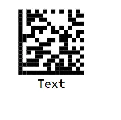 Customizing Blazor Barcode Text in Data Matrix Generator