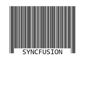 Code39 in Blazor Barcode