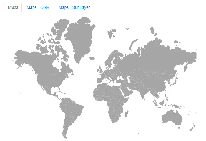 Blazor Maps inside Tab component