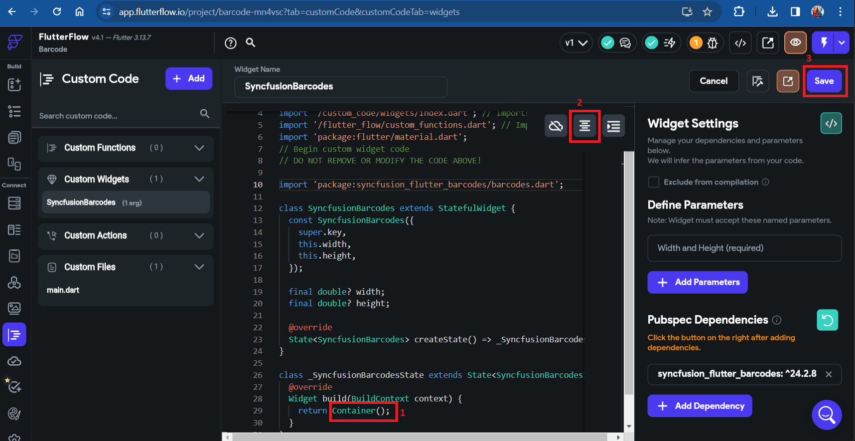 Code snippet