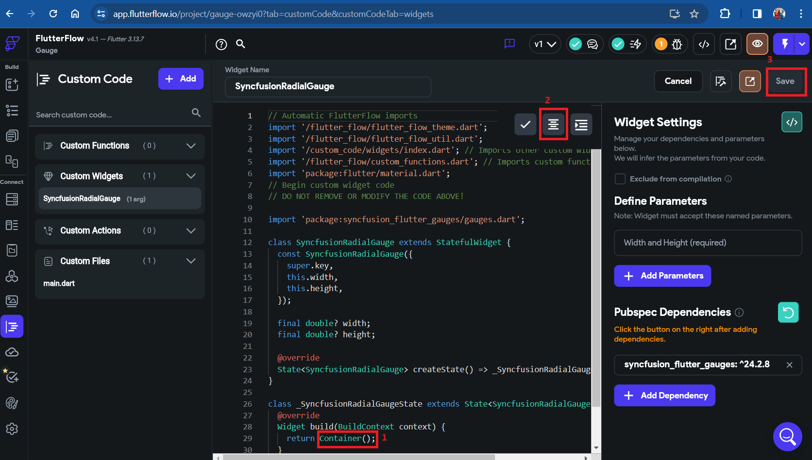 Code snippet