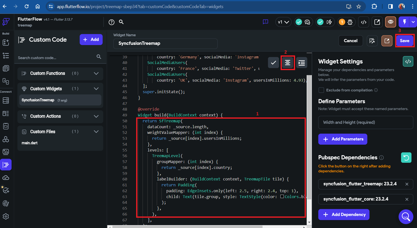 Code snippet