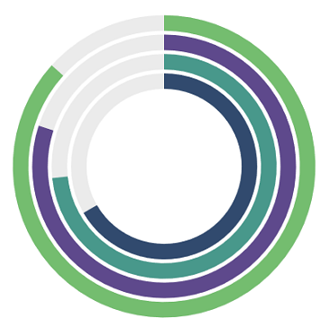 .NET MAUI Radial bar chart radius customization