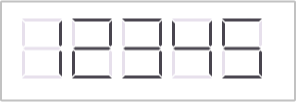 characterwidth-digitalgauge in .NET MAUI Digital Gauge