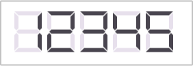 seven-segment in .NET MAUI Digital Gauge