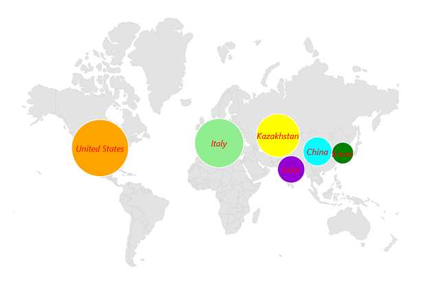 Bubble palette in .NET MAUI Maps