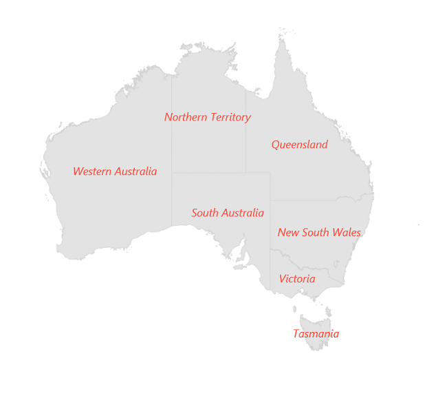 .NET MAUI Maps data labels appearance customization.