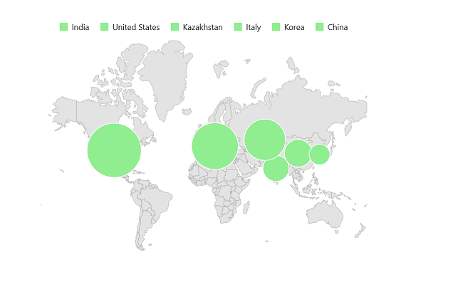 .NET MAUI Maps bubble legend
