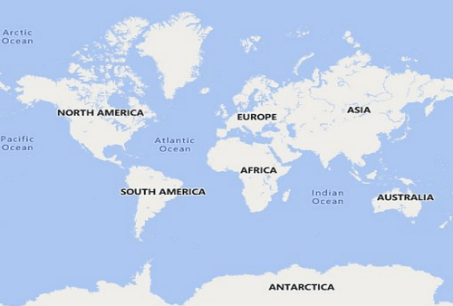 Bing maps default view