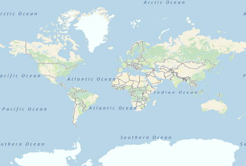 TomTom maps default view
