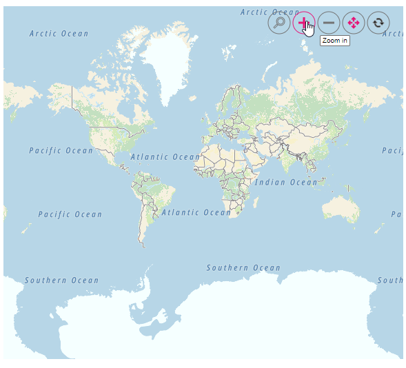 TomTom Maps with Zooming and Panning