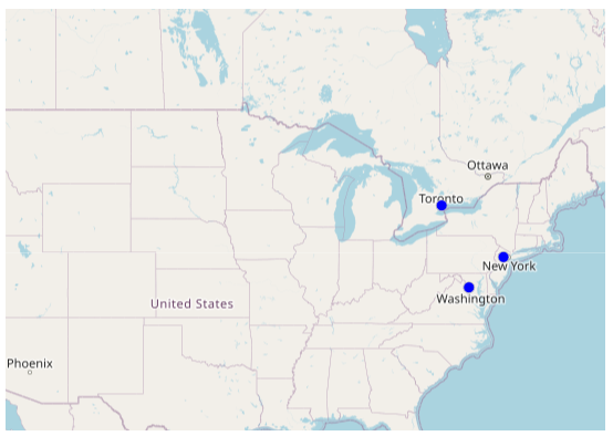 Multi shapes in single layer support in UWP Maps
