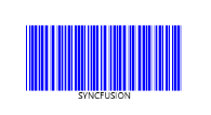 WinForms Barcode color combinations - Blue