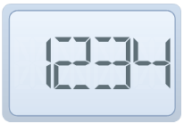 Digital Gauge with blue theme